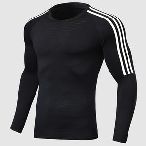 Men's Running Shoes T-Shirts, Quick Dry Compression Sport T-shirts, Fitness Gym Running T Shirts, Men's Soccer Jersey Sportswear