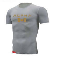 Load image into Gallery viewer, 2019 Tight t shirt Mens Short Sleeve Running Shirts Quick Dry Compression  tshirt Fitness Tights Sport Shirt Men Gym Sports Wear