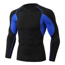 Load image into Gallery viewer, Men Running Compression Long sleeve Shirts Gym Sport T-shirt Male Bodybuilding Sportswear Mens Jogging Fitness Tight Rashgard