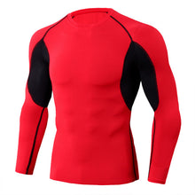 Load image into Gallery viewer, Men Running Compression Long sleeve Shirts Gym Sport T-shirt Male Bodybuilding Sportswear Mens Jogging Fitness Tight Rashgard