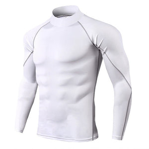 New Quick Dry Running Shirt Men Bodybuilding Sport T-shirt Long Sleeve Compression Top Gym t Shirt Men Fitness Tight rashgard