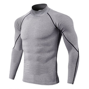 New Quick Dry Running Shirt Men Bodybuilding Sport T-shirt Long Sleeve Compression Top Gym t Shirt Men Fitness Tight rashgard