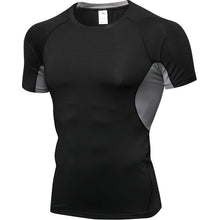 Load image into Gallery viewer, Quality Quick Dry man&#39;s T-shirt Crossfit gym male rashguard Sportswear Compression fitness Top Running jersey sport shirt men