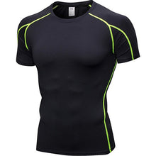 Load image into Gallery viewer, Logo custom Quick Dry T-shirt Crossfit gym  rashguard Sportswear Compression fitness Top Running  jersey sport shirt men