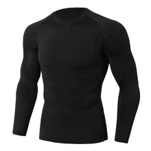 Load image into Gallery viewer, Dry Fit Compression Shirt Men Rashgard Fitness Long Sleeves Running Shirt Men Gym T Shirt Football Jersey Sportswear Sport Tight