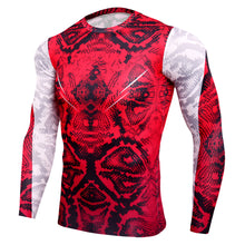 Load image into Gallery viewer, New Men Running Tshirt Gym Sport T-shirt Breathable Long Sleeve Compression Top Clothing Gym t Shirt Men Fitness Tight Rashgard