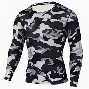 New Men Running Tshirt Gym Sport T-shirt Breathable Long Sleeve Compression Top Clothing Gym t Shirt Men Fitness Tight Rashgard