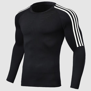 2019 Summer Man Breathable Sport Soild Colors Shirt Fitness Running T-Shirt Quick-Breathable Stretch Tops T-Shirt Gym