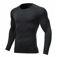 Load image into Gallery viewer, 2019 Summer Man Breathable Sport Soild Colors Shirt Fitness Running T-Shirt Quick-Breathable Stretch Tops T-Shirt Gym