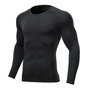 2019 Summer Man Breathable Sport Soild Colors Shirt Fitness Running T-Shirt Quick-Breathable Stretch Tops T-Shirt Gym