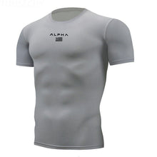 Load image into Gallery viewer, Shirt Homme Running Men Designer Quick Dry T-Shirts Running Slim Fit Tops Tees Sport Men&#39;s Fitness Gym T Shirts Muscle Tee 2019