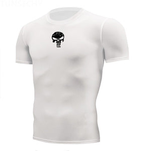 Shirt Homme Running Men Designer Quick Dry T-Shirts Running Slim Fit Tops Tees Sport Men's Fitness Gym T Shirts Muscle Tee 2019